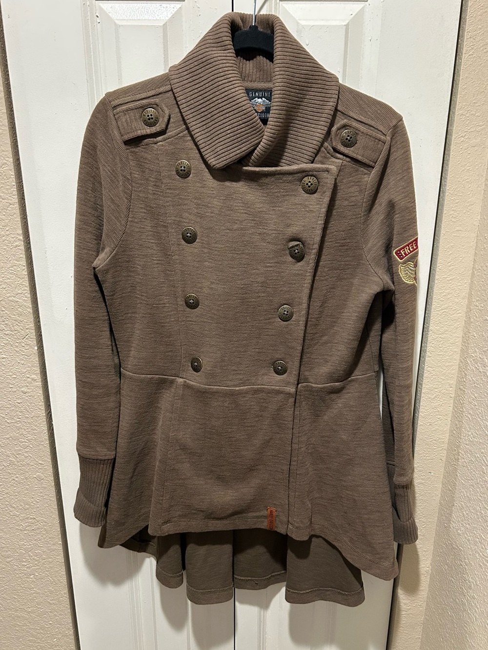 Harley Davidson Women’s Peacoat Winged “Free Spirit “ , size M